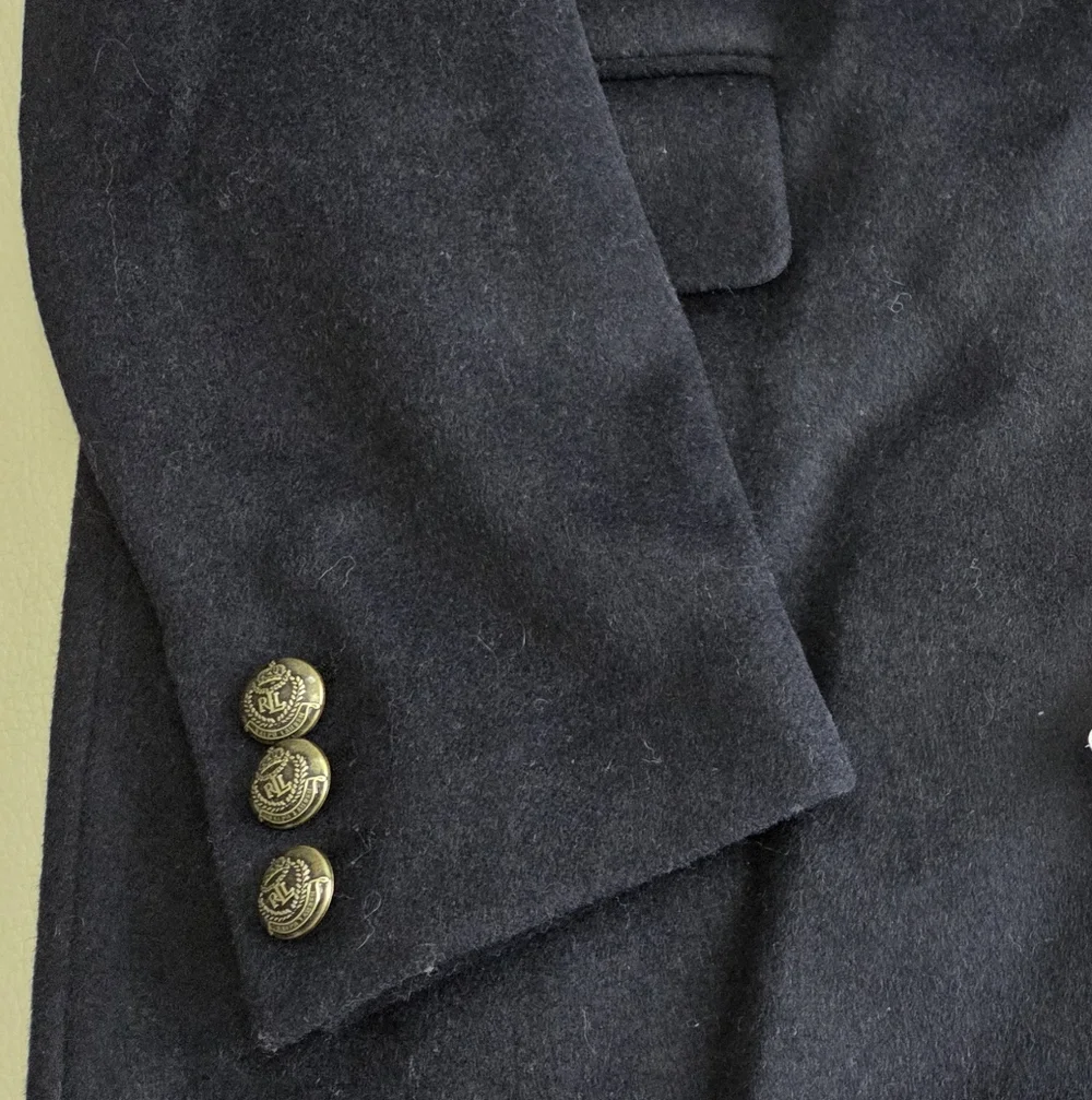 NWT - Lauren Ralph Lauren Women's Wool Blended Logo Patch Coat - US 8/M - Picture 10 of 16